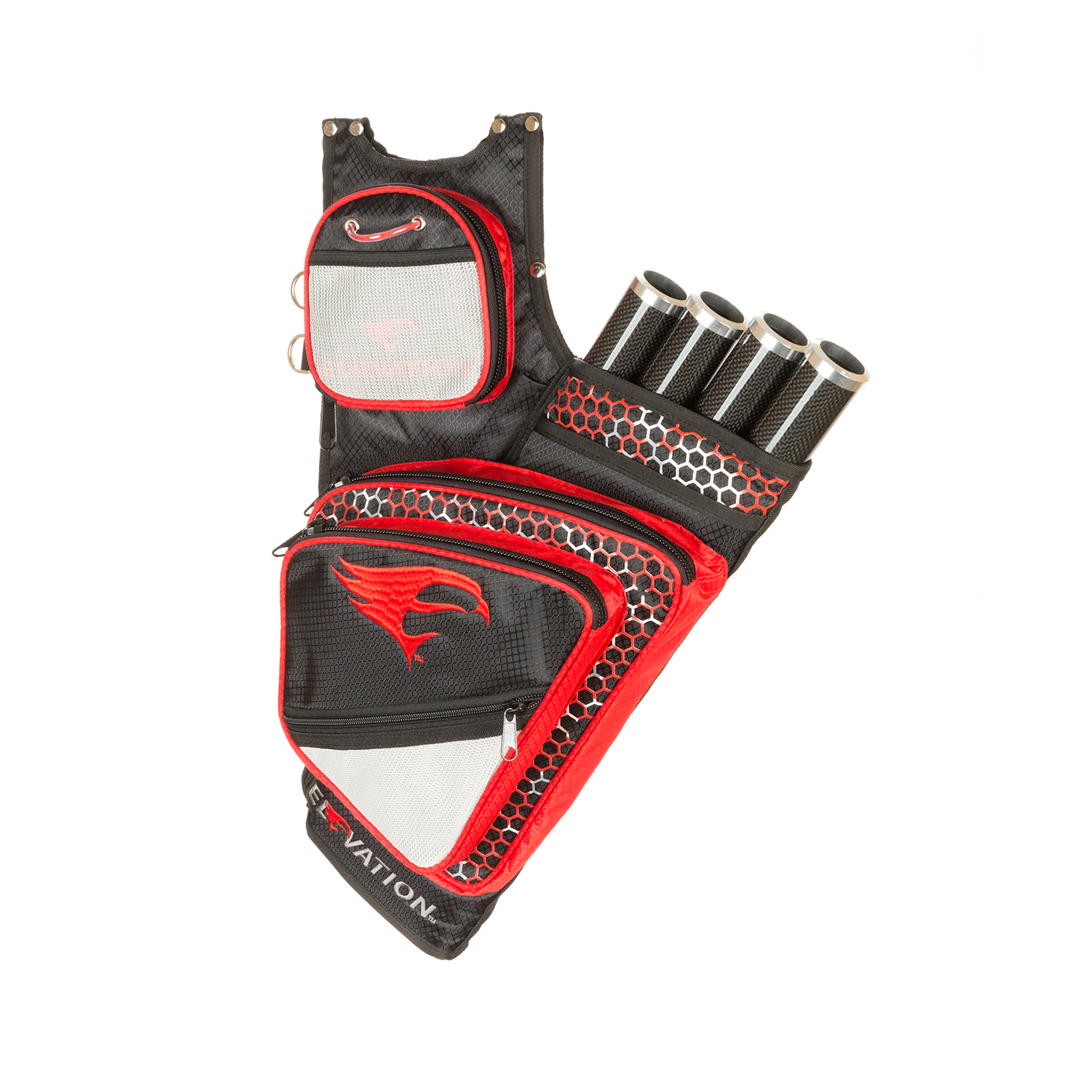 Elevation Adrenalin Quiver Black/Red 4 Tube Right Hand 